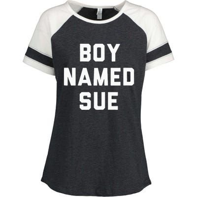 Boy Named Sue Tank Country Music Festival Classic Country Enza Ladies Jersey Colorblock Tee