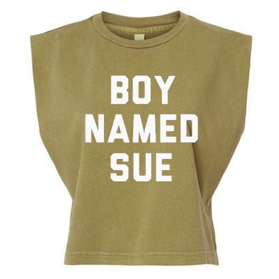 Boy Named Sue Tank Country Music Festival Classic Country Garment-Dyed Women's Muscle Tee