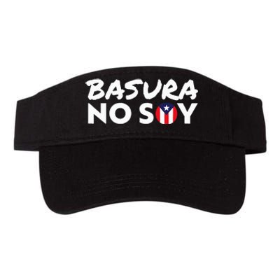 Basura No Soy Puerto Rico Flag IM Not Garbage Spanish 2024 Valucap Bio-Washed Visor