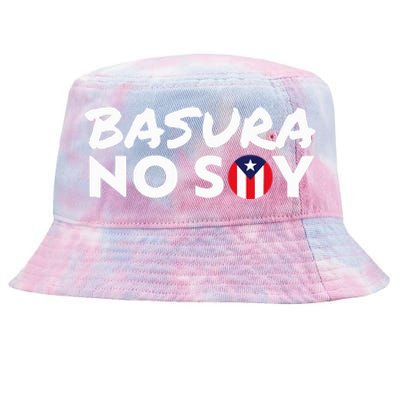 Basura No Soy Puerto Rico Flag IM Not Garbage Spanish 2024 Tie-Dyed Bucket Hat