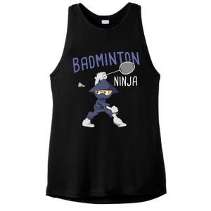 Badminton Ninja Shuttlecock Boy Badminton Ladies PosiCharge Tri-Blend Wicking Tank