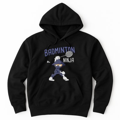 Badminton Ninja Shuttlecock Boy Badminton Hoodie