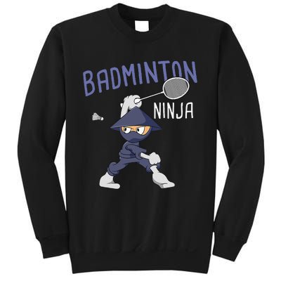 Badminton Ninja Shuttlecock Boy Badminton Sweatshirt