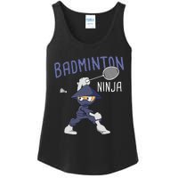 Badminton Ninja Shuttlecock Boy Badminton Ladies Essential Tank