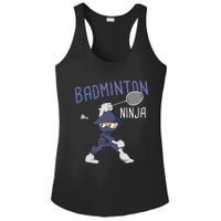 Badminton Ninja Shuttlecock Boy Badminton Ladies PosiCharge Competitor Racerback Tank