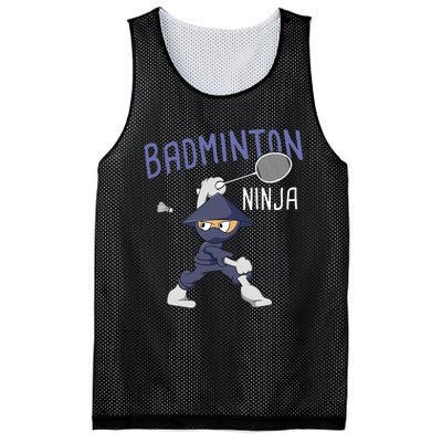 Badminton Ninja Shuttlecock Boy Badminton Mesh Reversible Basketball Jersey Tank