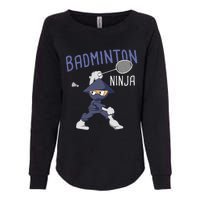 Badminton Ninja Shuttlecock Boy Badminton Womens California Wash Sweatshirt