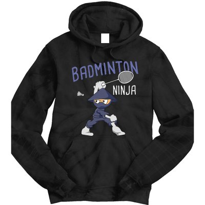 Badminton Ninja Shuttlecock Boy Badminton Tie Dye Hoodie