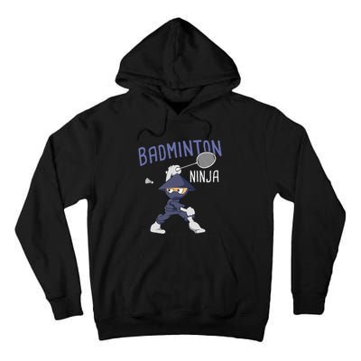 Badminton Ninja Shuttlecock Boy Badminton Tall Hoodie