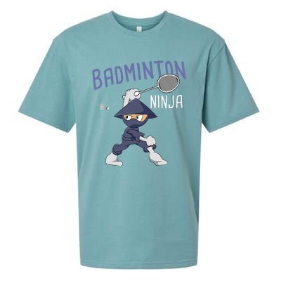 Badminton Ninja Shuttlecock Boy Badminton Sueded Cloud Jersey T-Shirt