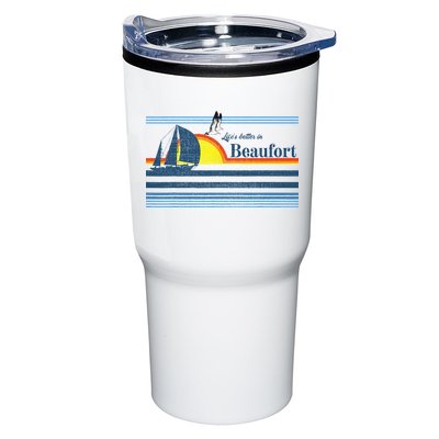 Beaufort North South Carolina NC SC Gift Beach Retro Vintage Tumbler