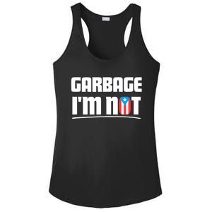 Basura No Soy Puerto Rico Flag Boricua Ladies PosiCharge Competitor Racerback Tank