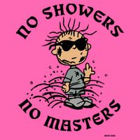 Bosssdog No Showers No Masters Stripe Pom Pom Beanie