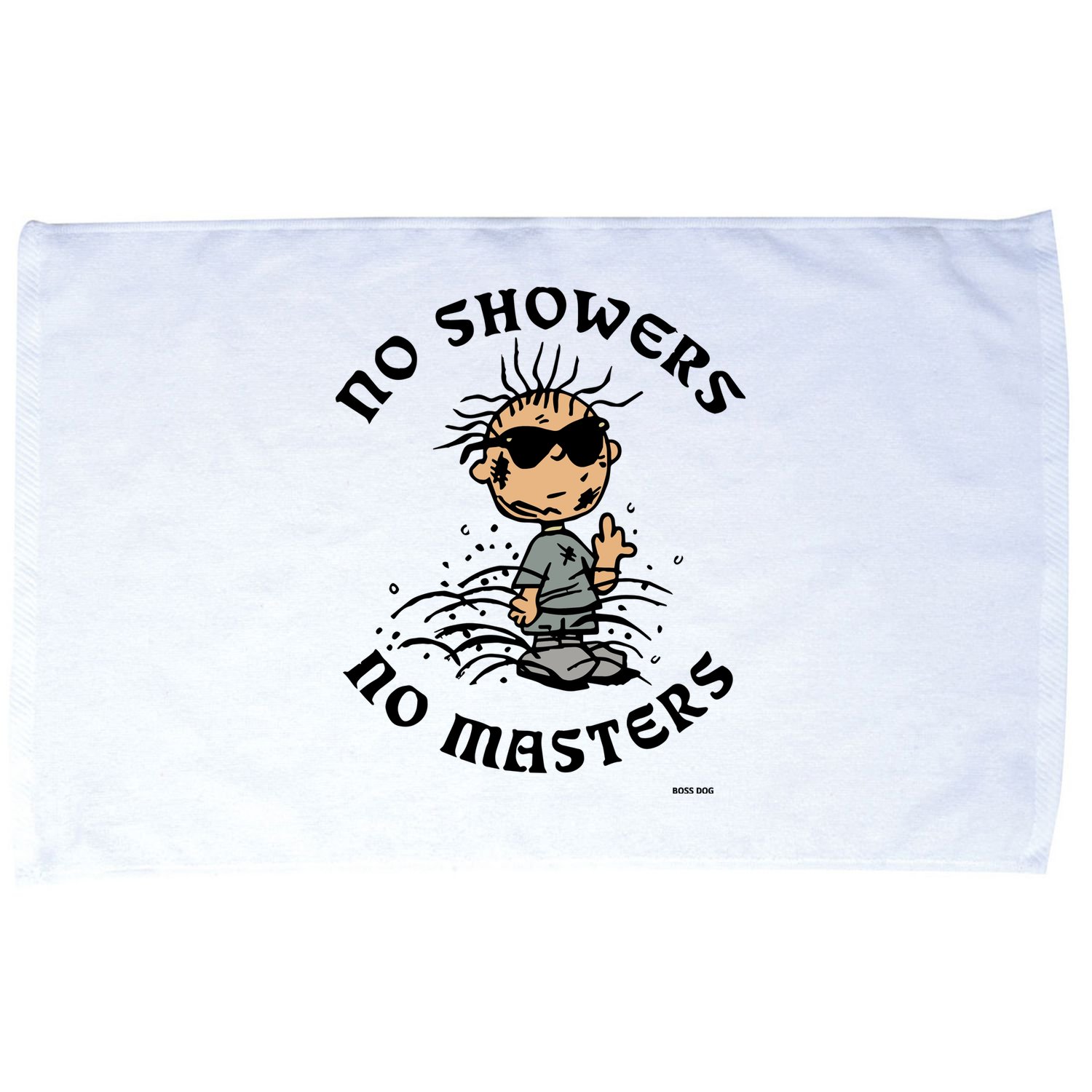 Bosssdog No Showers No Masters Microfiber Hand Towel
