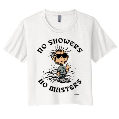 Bosssdog No Showers No Masters Crop Top