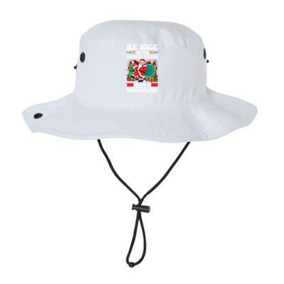 Be Nice To The School Nurse Santa Is Watching Christmas Xmas Gift Legacy Cool Fit Booney Bucket Hat