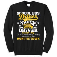 Be Nice To The Bus Driver Funny School Bus Driver Gift Sweatshirt