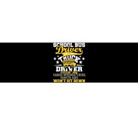 Be Nice To The Bus Driver Funny School Bus Driver Gift Bumper Sticker