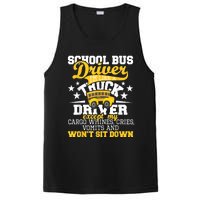 Be Nice To The Bus Driver Funny School Bus Driver Gift PosiCharge Competitor Tank