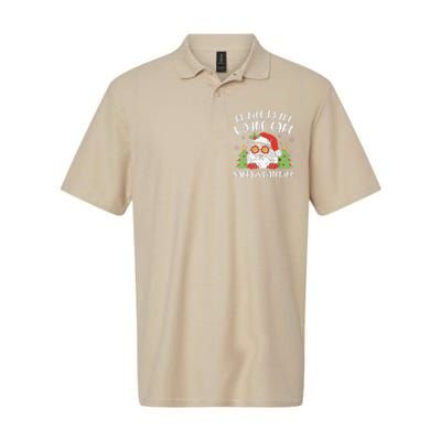 Be Nice To The Wound Care Nurse Santa Is Watching Christmas Softstyle Adult Sport Polo