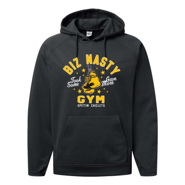 Biz Nasty Took Some Gave More Gym Spittin’ Chiclets Performance Fleece Hoodie