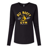 Biz Nasty Took Some Gave More Gym Spittin’ Chiclets Womens Cotton Relaxed Long Sleeve T-Shirt