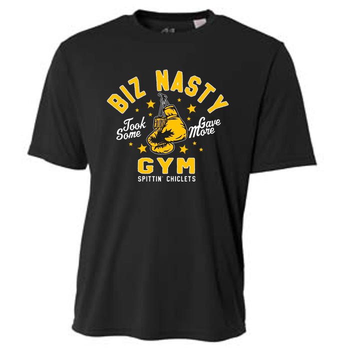 Biz Nasty Took Some Gave More Gym Spittin’ Chiclets Cooling Performance Crew T-Shirt