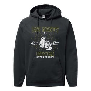 Biz Nasty Took Some Gave More Gym Spittin’ Chiclets Performance Fleece Hoodie