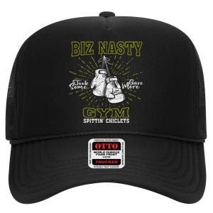 Biz Nasty Took Some Gave More Gym Spittin’ Chiclets High Crown Mesh Back Trucker Hat