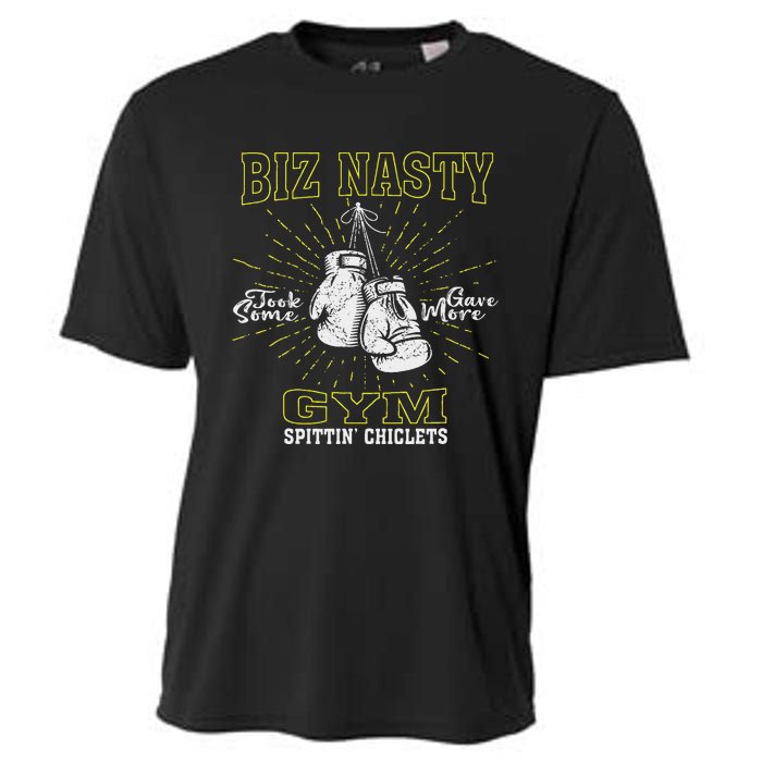 Biz Nasty Took Some Gave More Gym Spittin’ Chiclets Cooling Performance Crew T-Shirt