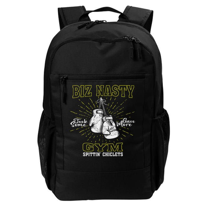 Biz Nasty Took Some Gave More Gym Spittin’ Chiclets Daily Commute Backpack