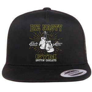 Biz Nasty Took Some Gave More Gym Spittin’ Chiclets Flat Bill Trucker Hat