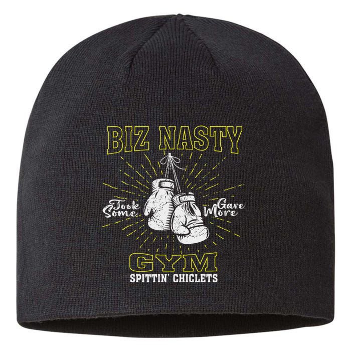 Biz Nasty Took Some Gave More Gym Spittin’ Chiclets Sustainable Beanie