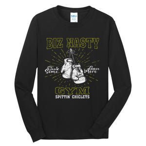 Biz Nasty Took Some Gave More Gym Spittin’ Chiclets Tall Long Sleeve T-Shirt