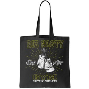 Biz Nasty Took Some Gave More Gym Spittin’ Chiclets Tote Bag