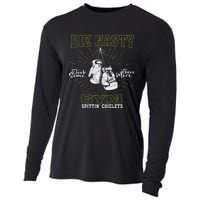 Biz Nasty Took Some Gave More Gym Spittin’ Chiclets Cooling Performance Long Sleeve Crew