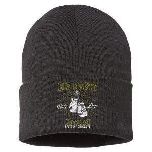 Biz Nasty Took Some Gave More Gym Spittin’ Chiclets Sustainable Knit Beanie