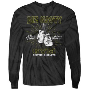 Biz Nasty Took Some Gave More Gym Spittin’ Chiclets Tie-Dye Long Sleeve Shirt