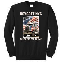 Boycott Nyc Truckers For Trump Tall Sweatshirt