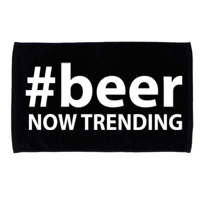 Beer Now Trending Funny Drinking Gift Microfiber Hand Towel