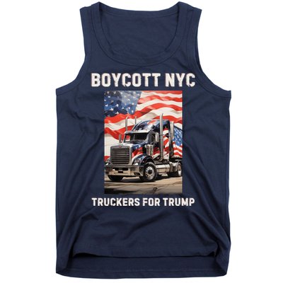 Boycott Nyc Truckers For Trump Tank Top