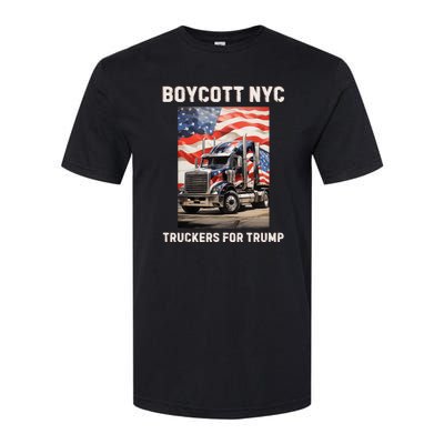 Boycott Nyc Truckers For Trump Softstyle® CVC T-Shirt