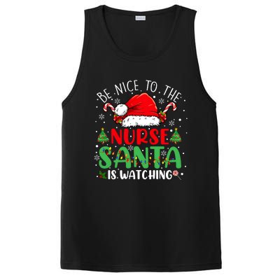 Be Nice To The Nurse Santa Is Watching Christmas PosiCharge Competitor Tank