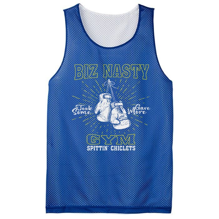 Biz Nasty Took Some Gave More Gym Spittin’ Chiclets Mesh Reversible Basketball Jersey Tank