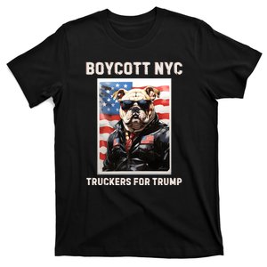 Boycott Nyc Truckers For Trump T-Shirt