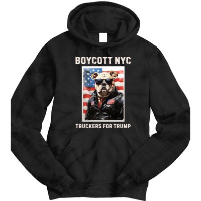 Boycott Nyc Truckers For Trump Tie Dye Hoodie