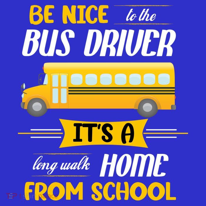 Be Nice To The Bus Driver It's A Long Walk Home From School Sustainable Knit Beanie