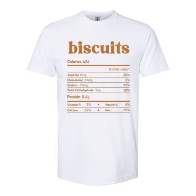 Biscuit Nutrition Thanksgiving Costume Food Facts Christmas  Softstyle® CVC T-Shirt