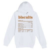 Biscuit Nutrition Thanksgiving Costume Food Facts Christmas  Premium Pullover Hoodie