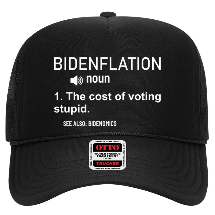 Bidenflation Noun The Cost Of Voting Stupid Trucker Hat